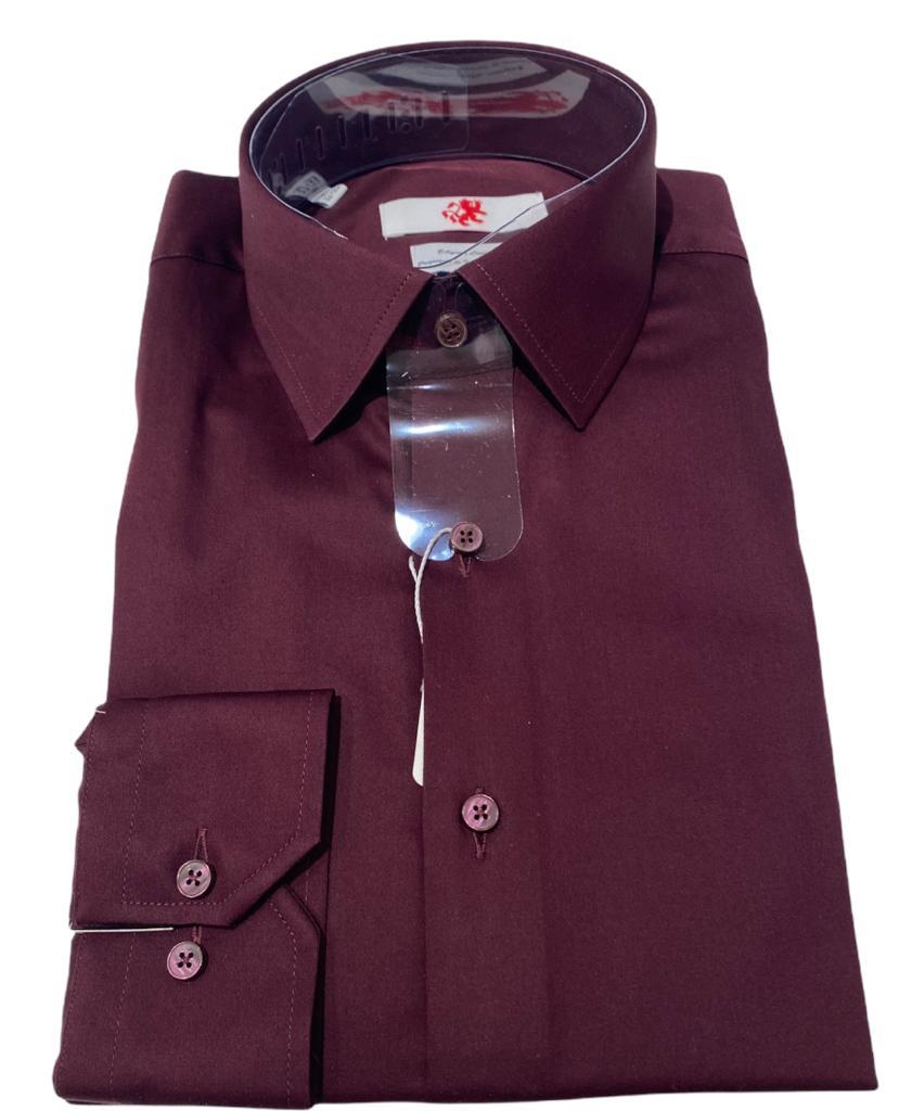 Enzo Shirts Burgundy