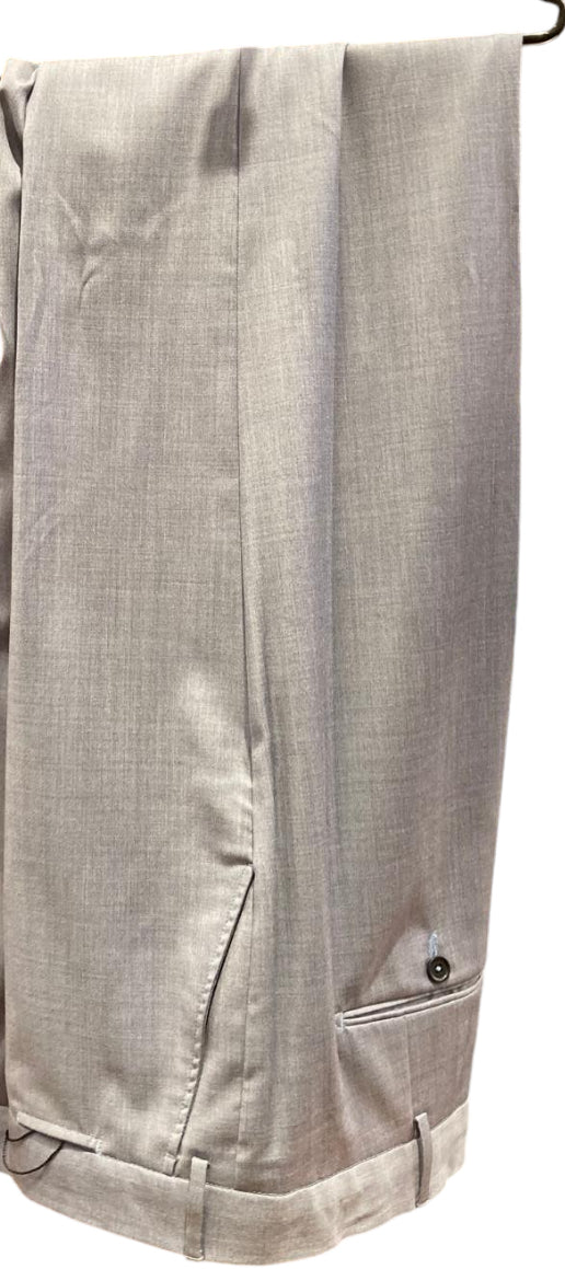 Cadini 100% Wool Trouser-Light Grey