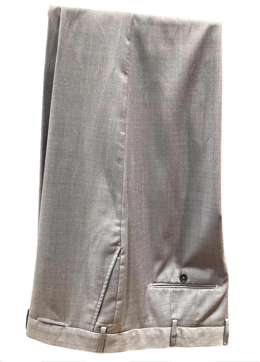 Cadini  Trousers 1640 Silver Blue 110 % wool