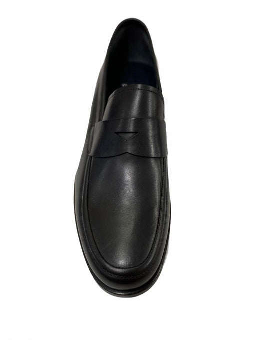 Germano Calf Princess Black Penny Loafers